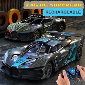 24G RC CAR TOUB RACY RACET RAMOTNE KONTROLA DUŻA PRĘDKOŚĆ DROGA DROGA DROGI DROGI Prezenty 240417