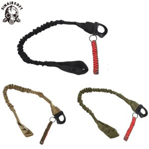 Accessories SINAIRSOFT Outdoor Tactical 55cm Adjustable Safety Rope Sling Multifunction Strap Nylon Belt Hunting Survival Kit Rescue Sling