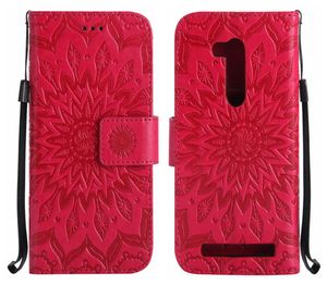 Mobile Phones Cases For ASUS ZenFone ZB452KG ZB551KL ZD552KL GO 4 Selfie Pro Case Flip Cover Luxury Leather Sunflower5148415