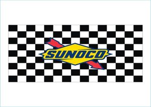 Anpassat digitalt tryck 3x5ft flaggor Race Racing Mahwah Sunoco Cup Series Event Checkered Flag Banner för spel och dekoration3890413