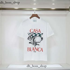 デザイナーTシャツの男性Casa Blanca Luxury Shirts Mens Tshirts Designer Women Tee Shirt Luxee -Extized Casablanc Sh​​ird Woman Round Neck Cotton Short Sleeve Letter 472