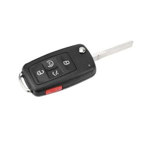 Bilnyckelskal för VW Flip Folding Key FOB -fodral för Volkswagan Sharan Multivan Caravelle T5 Remote16363389195221