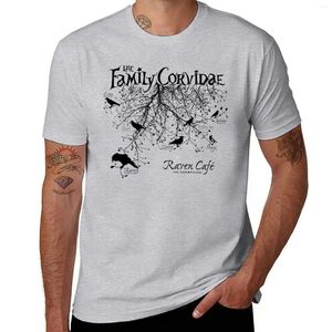 Tanques masculinos tampas para a família Corvidae camiseta personalizada camiseta camisetas camisetas de homem design seu próprio para homens algodão