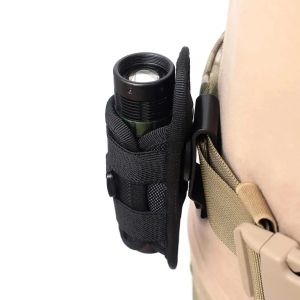 Packs Tactical Bag Outdoor Hiking Hunting Flashlight Storage Bag Cover Case Rotatable Waist Holster Torch Pouch Waist Bag