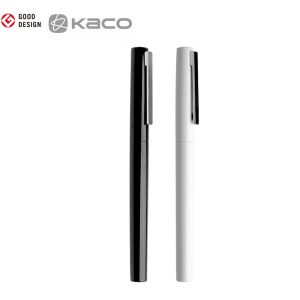 Pennor Kaco Fountain Pen 0.3mm EF NIB Rostfritt stål Metallfärgad penna för att skriva signeringspenna