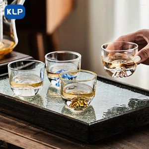 Vinglasögon KLP1PCS Guanshan Cup Master Tea High-klass Set Personliga enstaka transparent glas Tealight