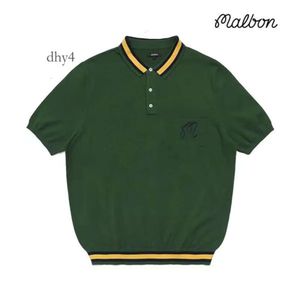 Malbon Golf T-shirts Malbon Golf Erkekler Golf Kısa Kollu Polo T-Shirt Örgü İlkbahar/Yaz Sivil Selatı Malbon T Shirt Polo Gömlek Erkek Yüksek Kalite Kollu 848