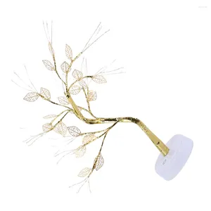 Nattljus DIY Artificial Light Touch Switch LED Battery Driven Romantic Tree Shape Lamp 3000lm för festivalbröllopssemester