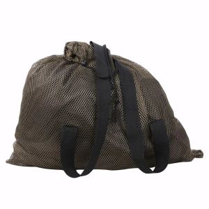 Förpackningar utomhusjakt anka decoy väska mesh ryggsäck med axelremmar drake gås förvaring net påse polyester mesh iscas 100 x 75