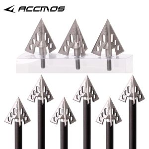 Packs 1Bag Archery 100Gr 3 Blades Broadhead Arrowheads Crossbow Hunting Blade Tips with Screwin For Bow Hunting Shooting Accessories