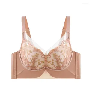 Bras da donna in pizzo da donna senza anelli in acciaio Summer comodo anti -essenziale Supporto di bellezza di bellezza reggiseno regolabile femmina