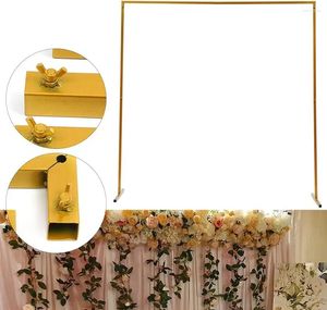 Party Decoration Wedding Square Arch Frame Flower Balloon Backdrop Stand Event Decor Holder Ceremony Ballon 2.5x2.5m