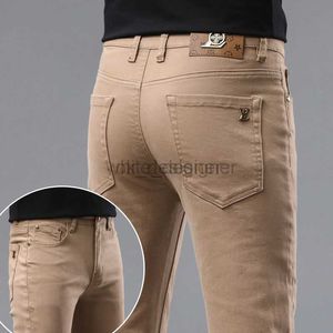 Jeans de designer Jeans da marca de moda europeia italiana Jeans de luxo de luxo Slim Fit BB7663