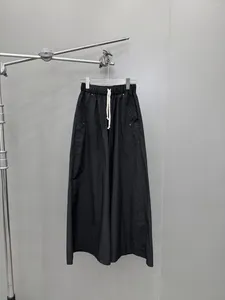 Pantaloni da donna gamba larga ultra-sottile materiale riciclato in fibra luce e stress estivo traspirante libero 3.7