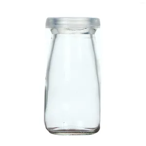 Storage Bottles Kitchen Clear Glass Jars Easy To Carry Wishing Bottle For Sauces Pickled Vegetables