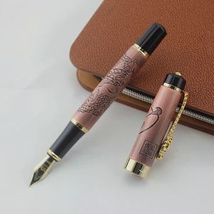 Pens Jinhao Ancient Chinese Oriental Dragon Fountain Pen Bezpłatna wysyłka