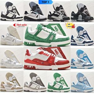 Classic Luxurys Casual shoes Designer shoes for men womens Fashion Custom White Natural Green Grey Cream Black Burgundy Purple Low Trainers Running Sports Sneakers