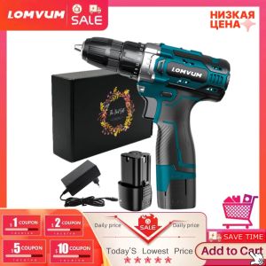 Boormachine LONGYUN 16.8V Lithium Battery Electric Screwdriver precision Charging electric Drill bit Cordless drill Torque drill Power Tools