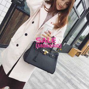 A Birknns Luxury Bag 2024 New High end Texture Women's Classic Single Shoulder Oblique Straddle Large Handbag for Women RGD7