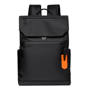 배낭 고품질 방수 남성 노트북 배낭 브랜드 브랜드 디자이너 비즈니스 Urban Man Backpack USB 충전을위한 검은 배낭