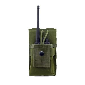 Tillbehör 1000D Taktisk radiopåse Walkie Talkie Holster Telefonhållare Militär jakt på midjebältet Pack EDC Bag Molle Magazine Pouches