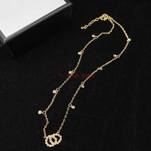 Full diamond necklace Gold Designer Necklace G Jewelry Fashion Necklace Gift