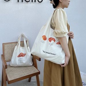 バッグYouda Koreanバージョンキャンバスパン塗装女性のためのシンプルなオープンハンドバッグ大型カジュアルキャパシティショッパートートバッグ