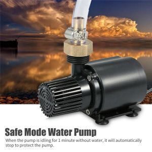 Tillbehör Ultraquiet 800L/H DC 12V Brushless Mini Water Pump Motor Fish Tank Water Circulation Pump Fountain Aquarium Cooling System