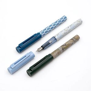 Pennor Nya Kaco X VA Museum Joint Series Sky Fountain Pen Schmidt Converter EF NIB 0,38 mm Ink Pen Present Box Office Collection