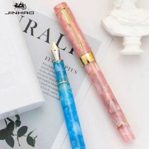 Pens JINHAO 100 MINI Fountain Pen Various Colors Student Office Fountain Pen New Luxury Quality School Stationery Supplies Ink Pen