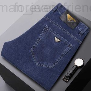 Men's Jeans designer 2022 Autumn Straight Tube Loose Middle Age Business Casual Long Pants Wear HLO2 0KTA