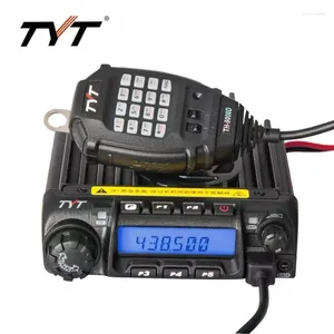 Walkie talkie tyt th9000dplus mobilny radio 50W VHF/UHF pojedynczy zespół hałas do anulowania ciężarówki samochodowej Podróż bezprzewodowe intercom