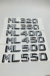 Stylizacja samochodowa dla Mercedes ML320 ML350 ML400 ML450 ML500 ML550 Pojemność rozładowania Naklejka emblematowa dla Benz ML Class9029420