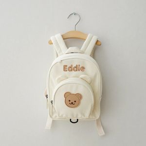 Zaino da zaino da ricamo personalizzato Backpack cartone animato animale zaino coniglietto kawaii snack esterno zaino baby borse