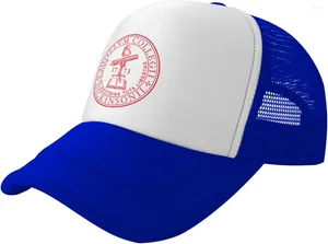 Ball Caps Dickinson College Logo Trucker Hats zarówno dla mężczyzn, jak i kobiet - mesh baseball snapback