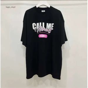 Vetements Tシャツの男性と女性のシャツ高品質の獣医ファッションシャツ7言語ヴィンテージ女性Tシャツ特大のティーファッション服635