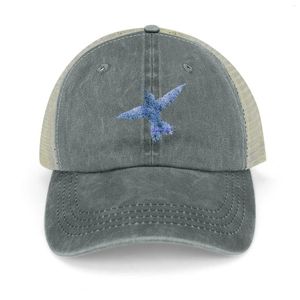 Ball Caps Dotted Hummingbird_Blue Cowboy Hat Luxury Man Foam Party Hats Birthday Women'S Beach Outlet 2024 Men'S