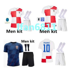 Uomo kit croacia modric maglie da calcio nazionale mandzukic perisico kalinic 2024 euro coppa croazia camicia calcistica kovacic rakitic kramaric kit uniformi