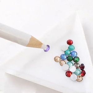 10 шт. DIY DIY Art Art Rownestones Gems, выбирая хрустальный точечный инструмент для инструментов восковой карандаш деревянный ручка сборы, украшение ногтя