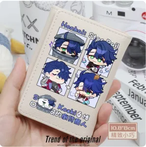 Brieftaschen Anime Honkai: Star Rail Sampo Koski Fashion Wallet PU PUS CARD Münz Hasp Geld Bag Cosplay Geschenk B115