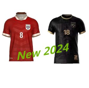 2024パナマソッカージャージホームレッドアウェイブラック24/25ナショナルチームフットボールシャツエリックデイビスアルベルトキンテロタイ品質999