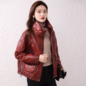 2024SS Womens Designer Jackets Denim Woman Casacos curtos estilo Spring Spring Slim For Lady Genuine Leather Jacket Designer Casal Top Quality