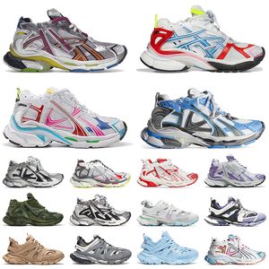 2024 Track Runners Sneakers 7.0 7.5 3.0 مصمم أحذية عرضية منصة العلامة التجارية Graffiti Track Runners Belcaga Transmit Women Men Tracks Tracks Runner 7