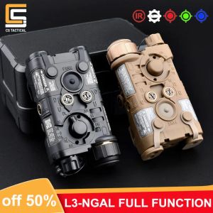 Scopes WADSN New L3NGAL IR Laser Funcional Airsoft Red Green Blue Dot Sight Laser Pointer Hunting Weapon Light NGAL Fit 20mm Rail