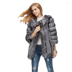 女性の毛皮の冬のファッション女性ロングフェイクコート女性ファジー濃い暖かいふわふわの人工プラスサイズのジャケット