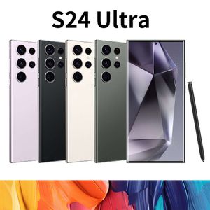 New S24 Ultra Android 7.3-inch True Perforated Large Screen with Built-in Pen Smartphone