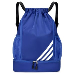 Mochilas Mochilas Bolsa de Armazenamento de Viagem para Men e Mulheres Mãe e Separação a seco Mochila Impermeável Taber de fitness Banda de fitness Bolsa Bolsa de Pocketstring