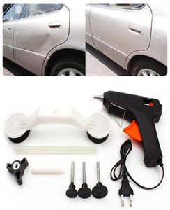 2018 Auto Pops En Dent Ding Reparation Removal Tool Car Care Tools Set Kit för fordonsbil ABS -lim Gun DIY Paint2992351