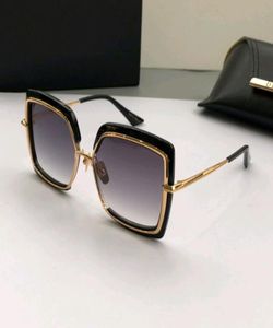 Black Gold Square Narcissus Okulary przeciwsłoneczne dla kobiet duże 503 Gradient Gradient Sunnies Mental Sun Shades Gafas de Sol UV Ochrona 1518309