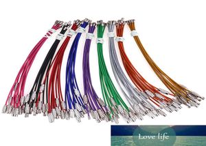 10st rostfritt stål trådnyckelring Ring Key Keyring Circle Rope Cable Loop Outdoor Camp Bagage Screw Lock Gadget 1.5*150mm5152268